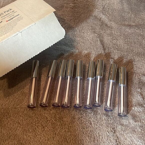 Chrome cap empty lipgloss tubes - Picture 2 of 5